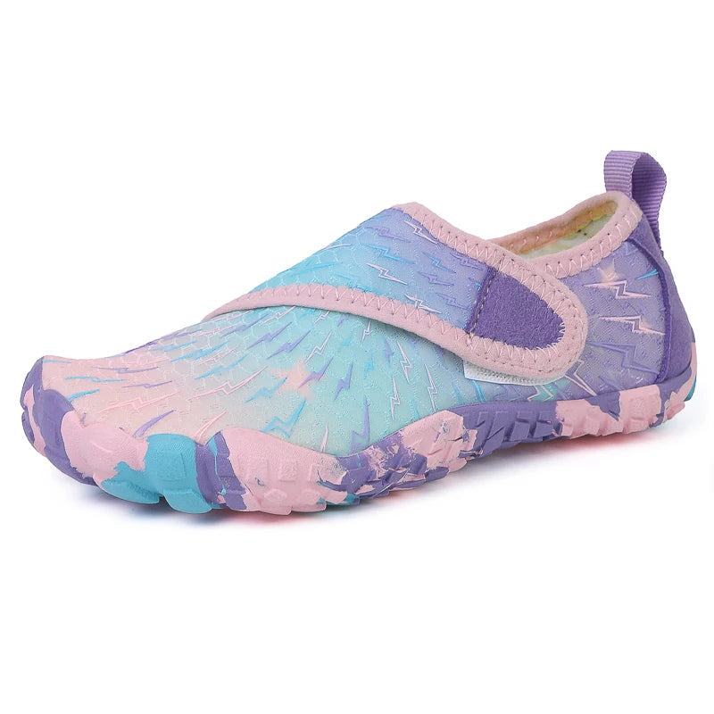 Kids Barefoot Beach Shoes Adults Aqua Shoes Gym Outdoor Training Footwear Unisex Quick-Drying Breathable Sneakers Size 27-36