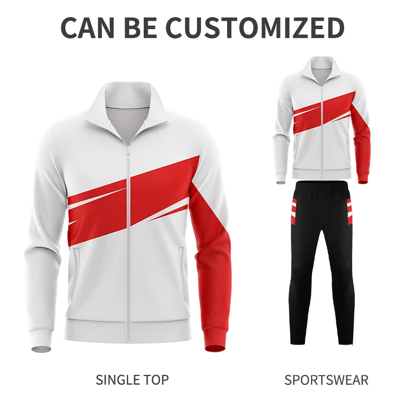 Sublimation Men Athletic Tracksuit Set Casual Workout Clothes Running Set Jogger Sportswear Tracksuit For Men And Women WX25726