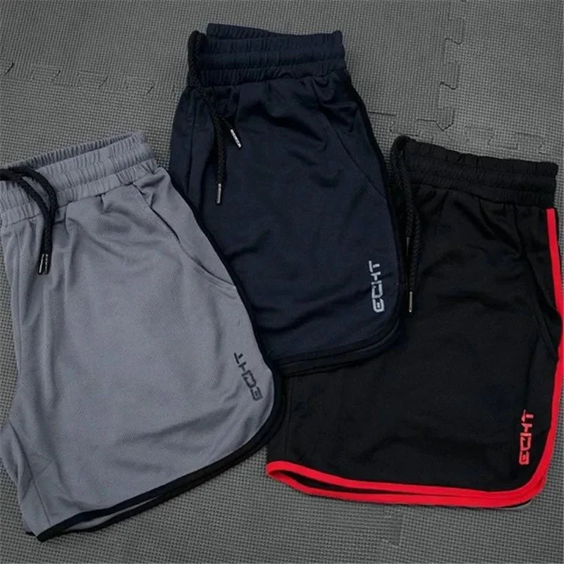 Summer Running Shorts Men Jogging Fitness beach Shorts Quick Dry Gym basketball pants Sports mesh Short Pants men's sweatpants