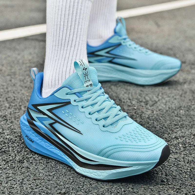 Running Shoes Speciality Marathon Men Sports Breathable Lightweight Carbon Board Women's Comfortable Athletic Nonskid Sneakers