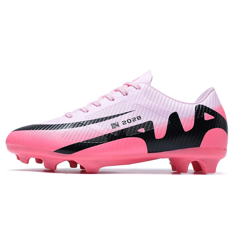 New Men's Football Boots Cleats Non-Slip Sneakers Training  Adult High Quality Soccer Shoes FG Unisex Sneakers Boy Drop Shipping