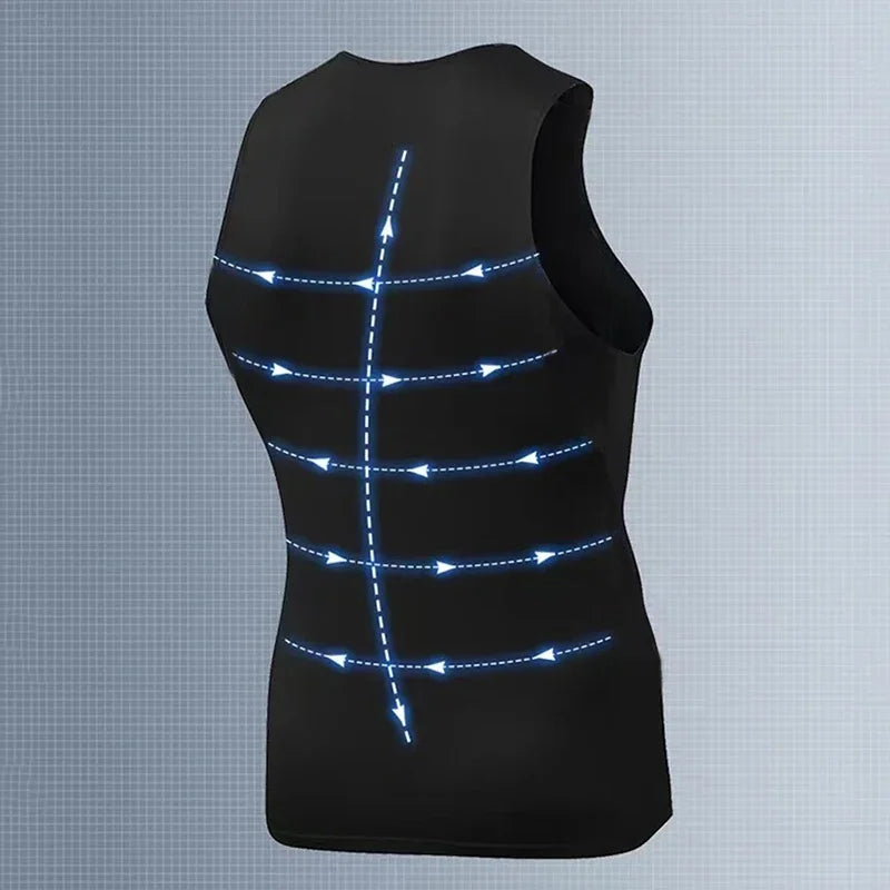 Running Vest Men's Summer Gym Clothing Sports Leisure Milk Silk Tight Sleeveless Shirt Elastic Breathable Slim Fitness Tank Tops