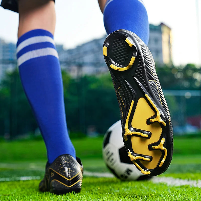 New Men's Football Boots Cleats Non-Slip Sneakers Training  Adult High Quality Soccer Shoes FG Unisex Sneakers Boy Drop Shipping