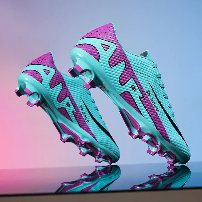 New Men's Football Boots Cleats Non-Slip Sneakers Training  Adult High Quality Soccer Shoes FG Unisex Sneakers Boy Drop Shipping