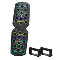 Portable Multifunctional Push-up Board Set With Handles Foldable Fitness Equipment For Chest Abdomen Arms And Back Training