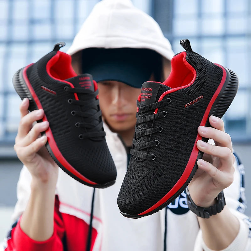 MAEDEF Running Shoes Men Breathable Sneakers 2025 Lightweight Walking Shoes Anti Slip Comfortable Mens Athletic Shoes Summer