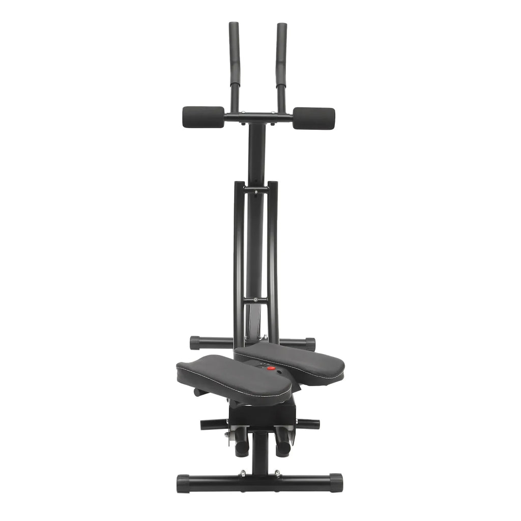 3-Level Adjustable Foldable Ab Trainer – Compact Abdominal Crunch Machine for Core Strength & Waist Toning, Space-Saving Portable Home Gym Workout Equipment