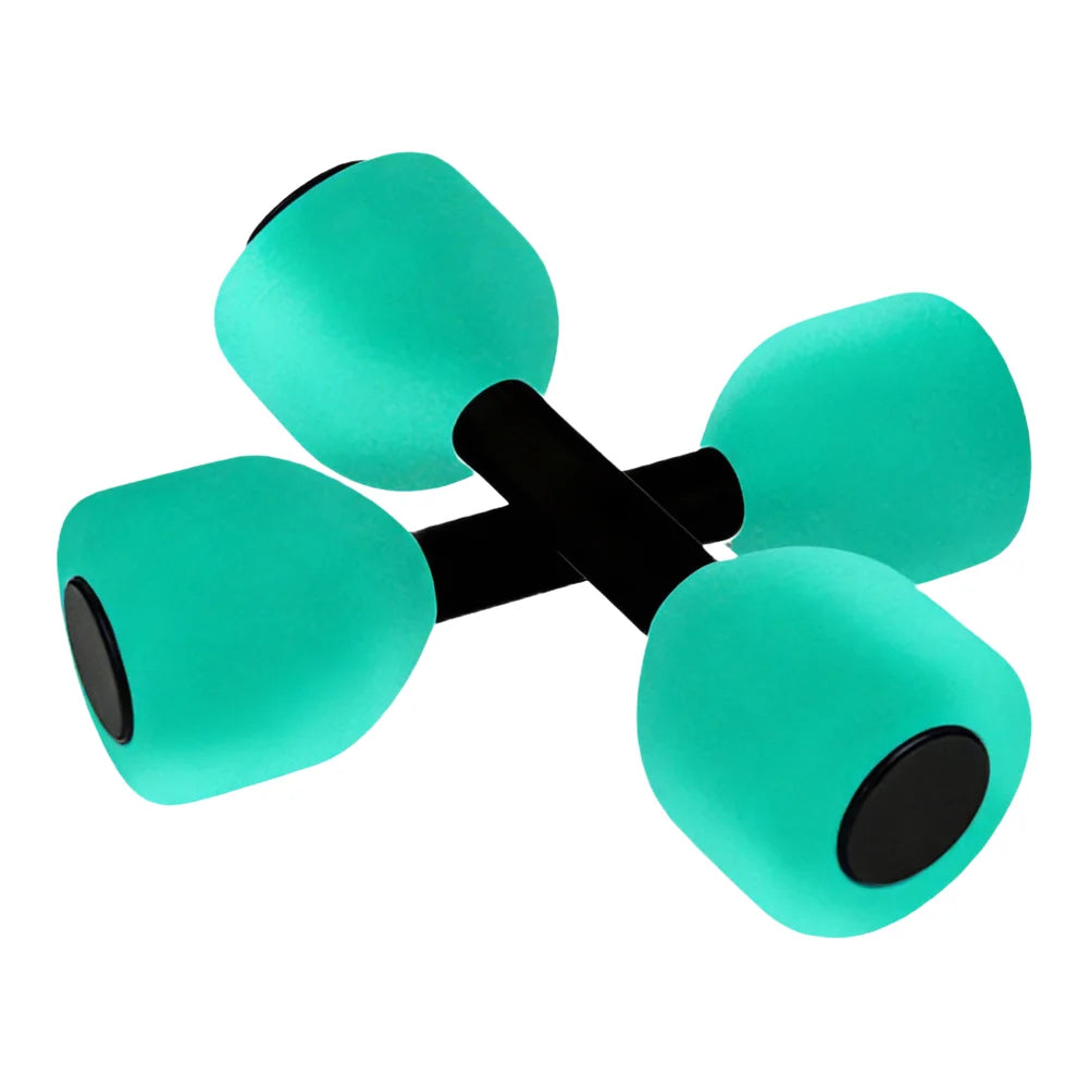 2Pcs Water Sports Dumbbells 27x9cm EVA Portable Floating Water Dumbbell For Water Aerobics Fitness Training Equipment Parts