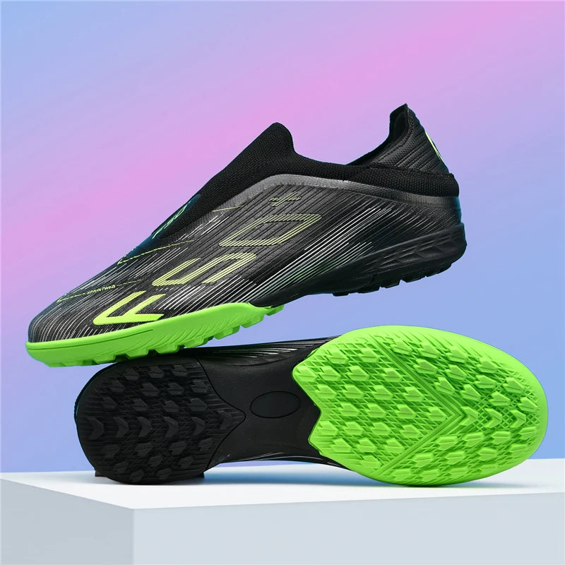 New Men Soccer Shoes Non-Slip Indoor Futsal Football Boots Match Grass Cleats High-quality Sneakers Hot-selling High-top Outdoor