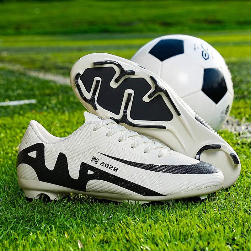 New Men's Football Boots Cleats Non-Slip Sneakers Training  Adult High Quality Soccer Shoes FG Unisex Sneakers Boy Drop Shipping