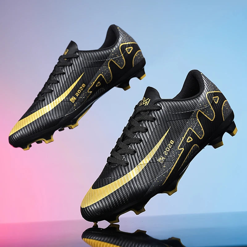 New Men's Football Boots Cleats Non-Slip Sneakers Training  Adult High Quality Soccer Shoes FG Unisex Sneakers Boy Drop Shipping