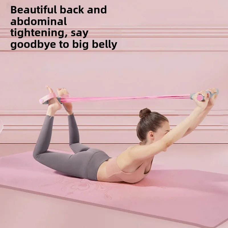 Foot Pedal Resistance Band for Home Yoga & Fitness Full Body Slimming Waist Leg Arm Training Tool