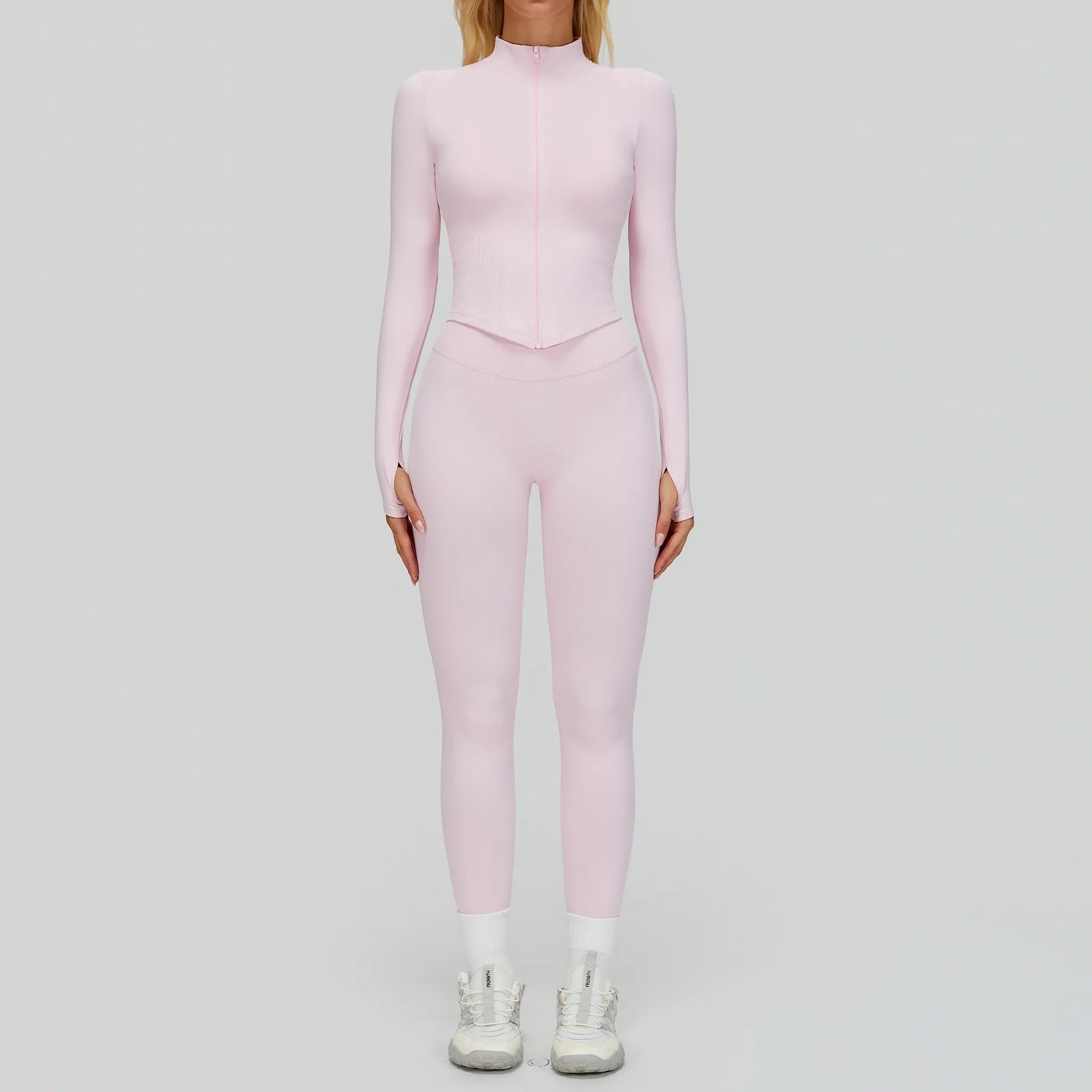 2/3PCS Seamless Yoga Set Gym Workout Suits Athletic Wear Women Legging Fitness Bra Crop Top Long Sleeve Sports Suits Sportswear