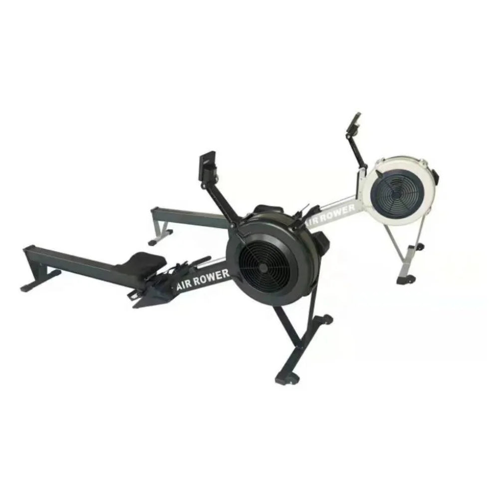 Commercial Air Rower, Hydraulic Rowing Machine for Home Gym, Indoor Fitness Equipment with Air Resistance, Full Body Workout