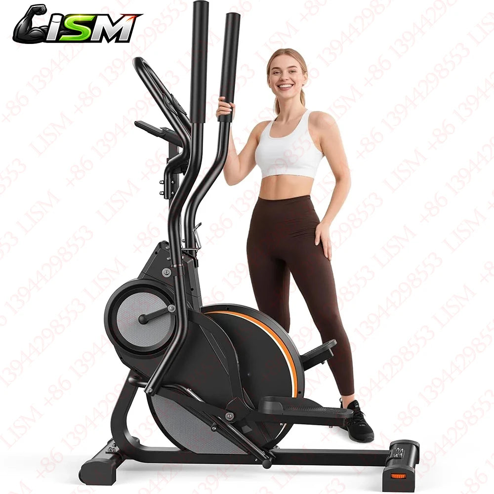 3-in 1 Elliptical Machine Cardio Climber Stair Stepper Home Gym Full Body Workout Cross Trainer Compact Cardio Fitness Equipment