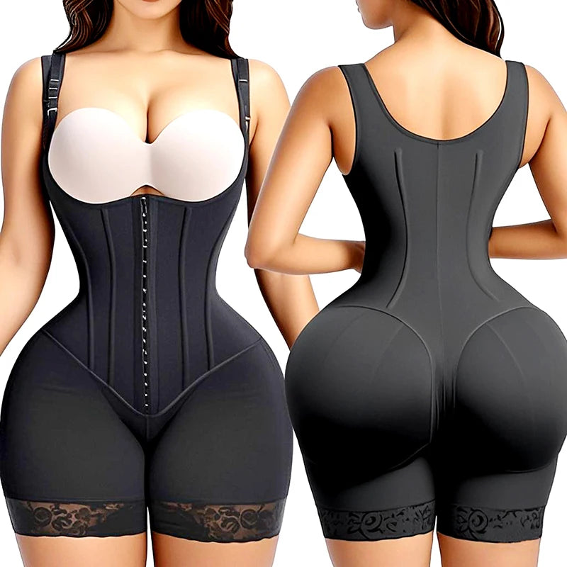 Bodysuits Shapewear Fajas Colombianas Girdle Body Shaper Lift Up Butt Lifter Slimming Sheath Tummy Control Panties Waist Trainer