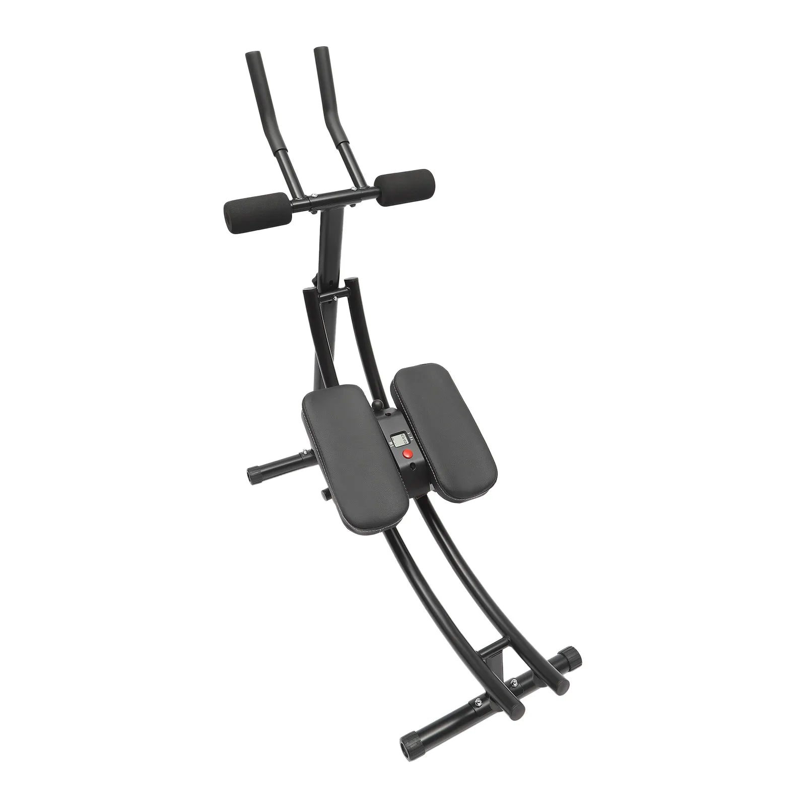 3-Level Adjustable Foldable Ab Trainer – Compact Abdominal Crunch Machine for Core Strength & Waist Toning, Space-Saving Portable Home Gym Workout Equipment