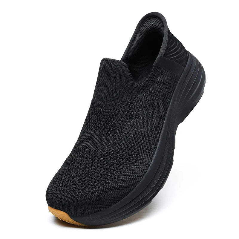 2026 New Slip On Walking Shoes Men Breathable Soft Sole Comfortable Casual Sneakers