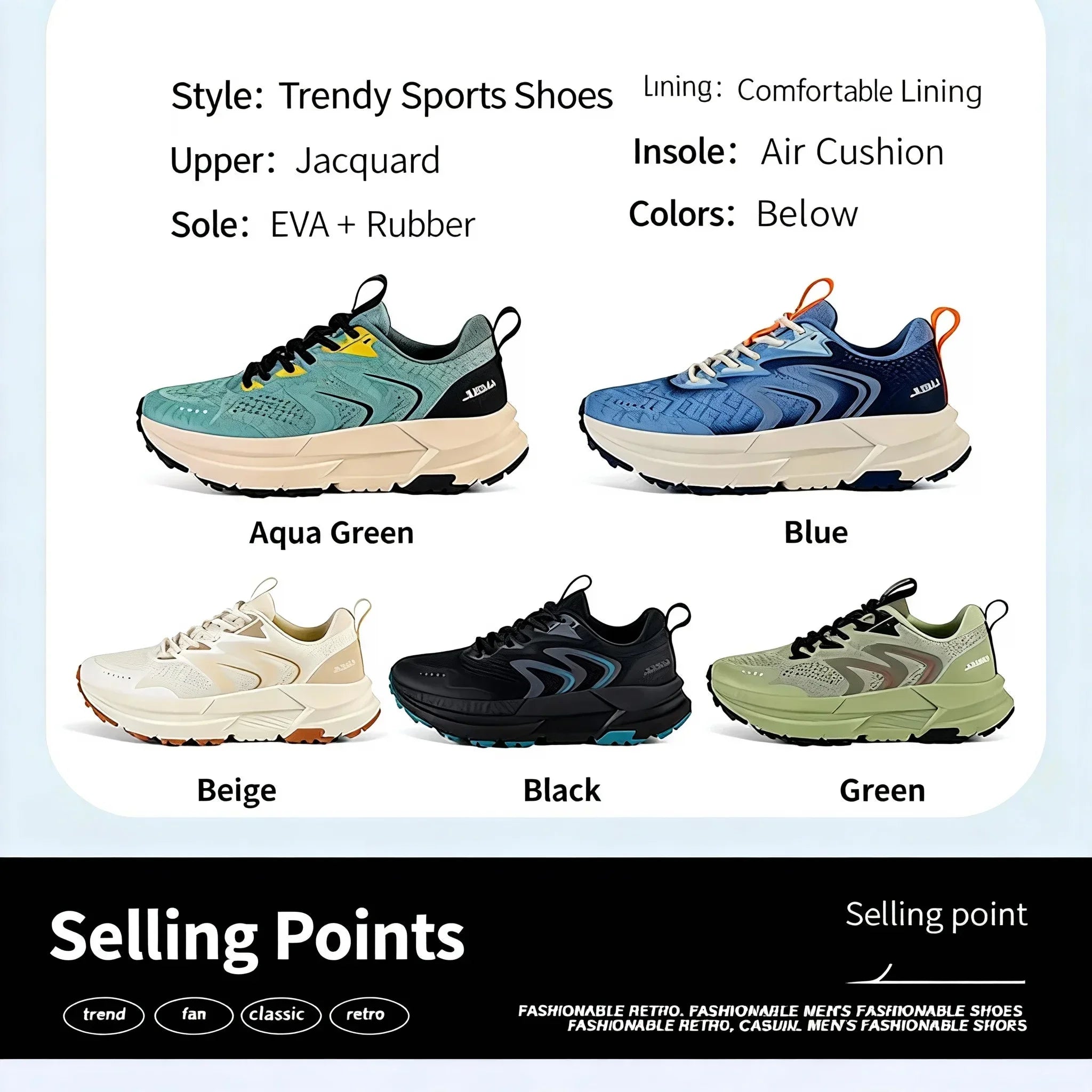 Men's Running Shoes Glycerin Max Anti-slip Wear-resistant and Shock-absorbing Casual Sneakers Women’s