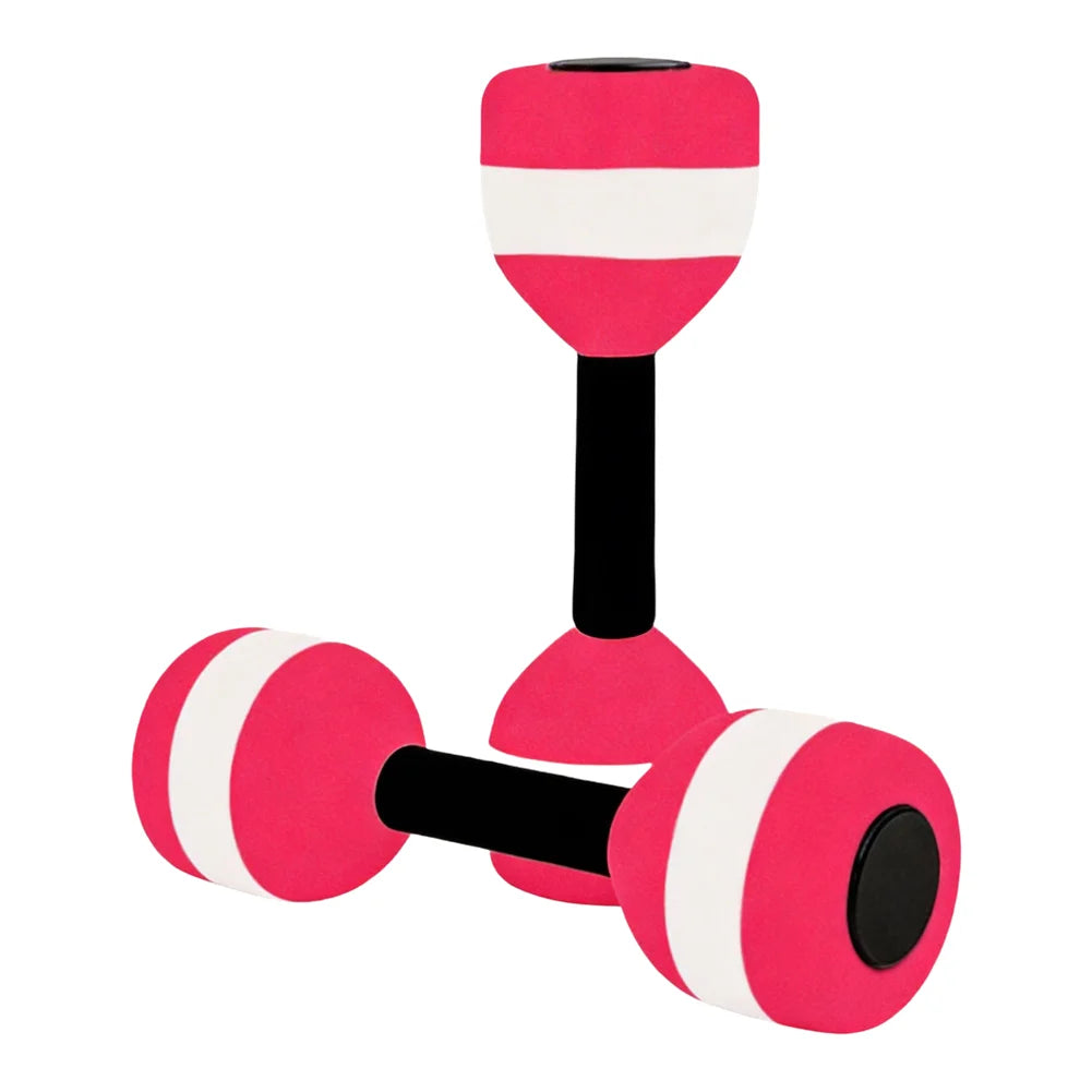 2Pcs Water Sports Dumbbells 27x9cm EVA Portable Floating Water Dumbbell For Water Aerobics Fitness Training Equipment Parts