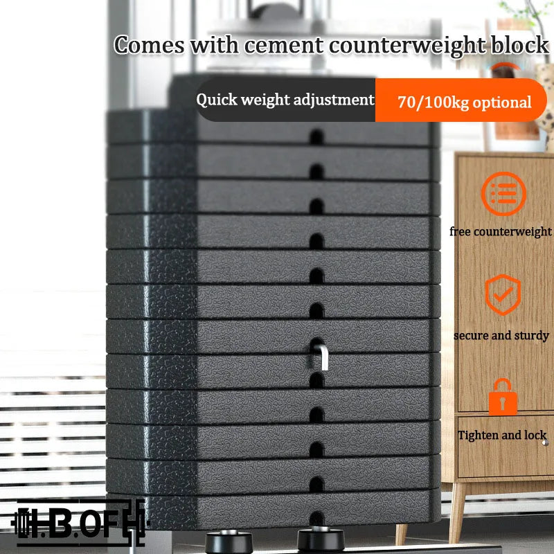 Fitness Equipment ,Gym Full Set Of Specialized Equipment, Chest, Shoulder ,High And Low Pull, Leg Strength Training Machine