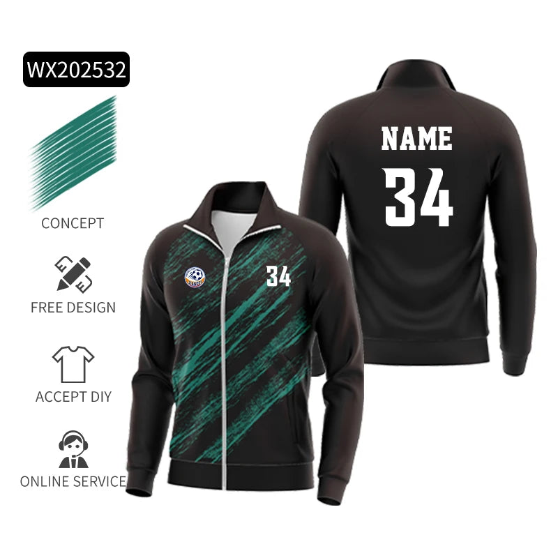 Sublimation Men Athletic Tracksuit Set Casual Workout Clothes Running Set Jogger Sportswear Tracksuit For Men And Women WX25726