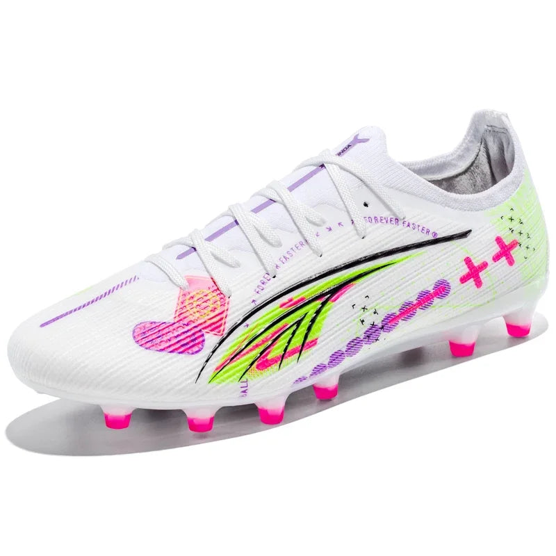 Soccer Shoes Men's Football Boots Grass Training Sports Society Soccer Cleats Non-slip Football Field Boot Crampons De Football