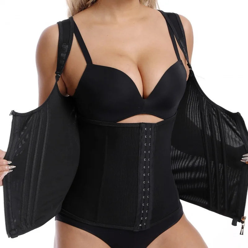 Women's Waist Trainer Corset Tummy Control Shapewear Sweat Belt for Weight Loss Abdomen Slimming Body Shaper