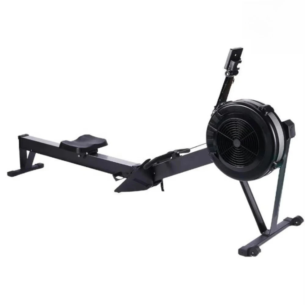 Commercial Air Rower, Hydraulic Rowing Machine for Home Gym, Indoor Fitness Equipment with Air Resistance, Full Body Workout