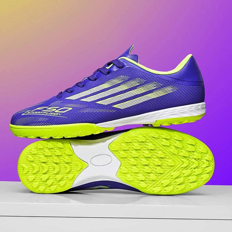 New Men Professional Football Boots Non-Slip TF/FG Boys Sneakers Match Soccer Shoes Ankle Comfortable Sports Shoes Unisex