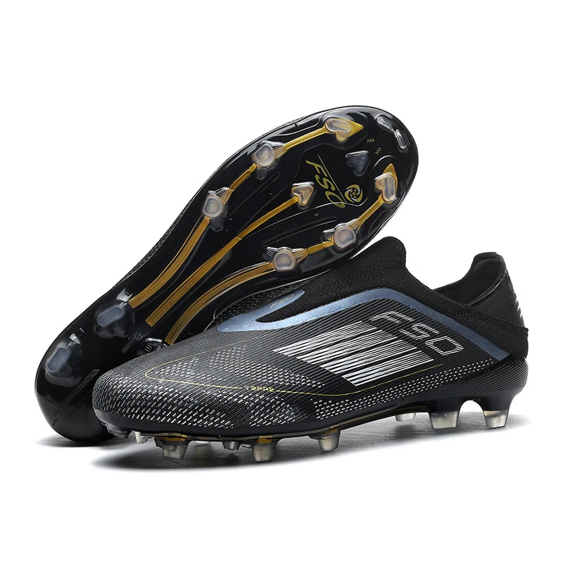 Men Football Boots Long Spikes Match Futsal Soccer Shoes Training TF Ultralight Indoor Sneakers Breathable Cleats Drop Shipping