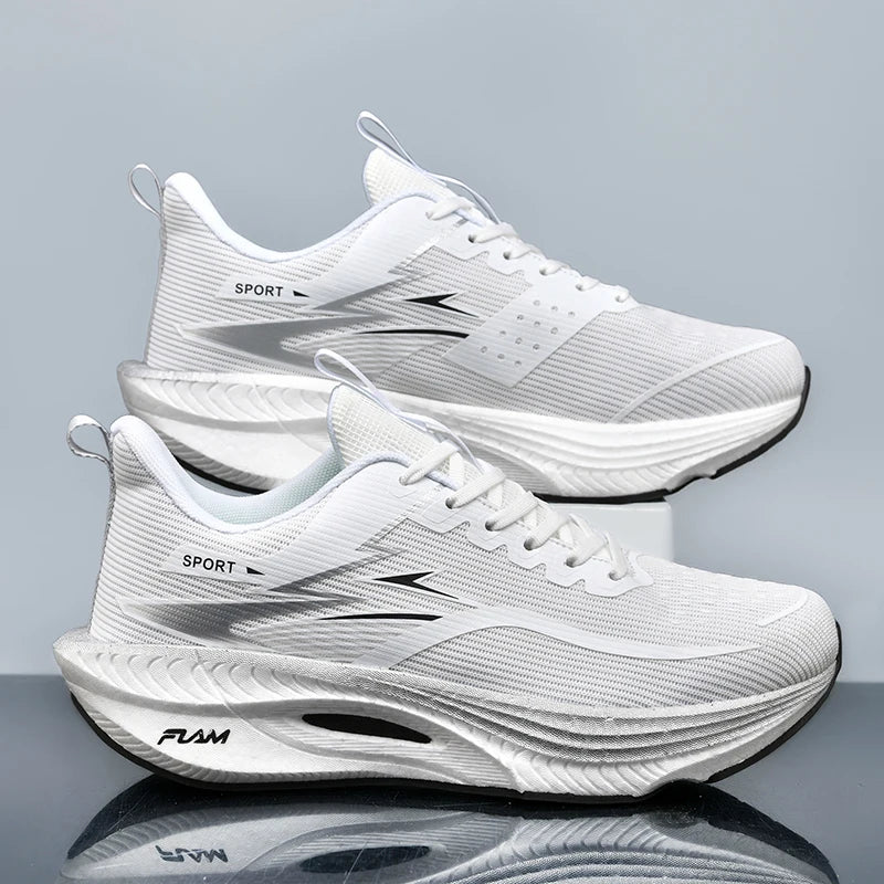 Women’s Fashion Versatile Comfortable Lightweight Running Shoes with Cushioning Technology and Carbon Plate, Unisex Competitive