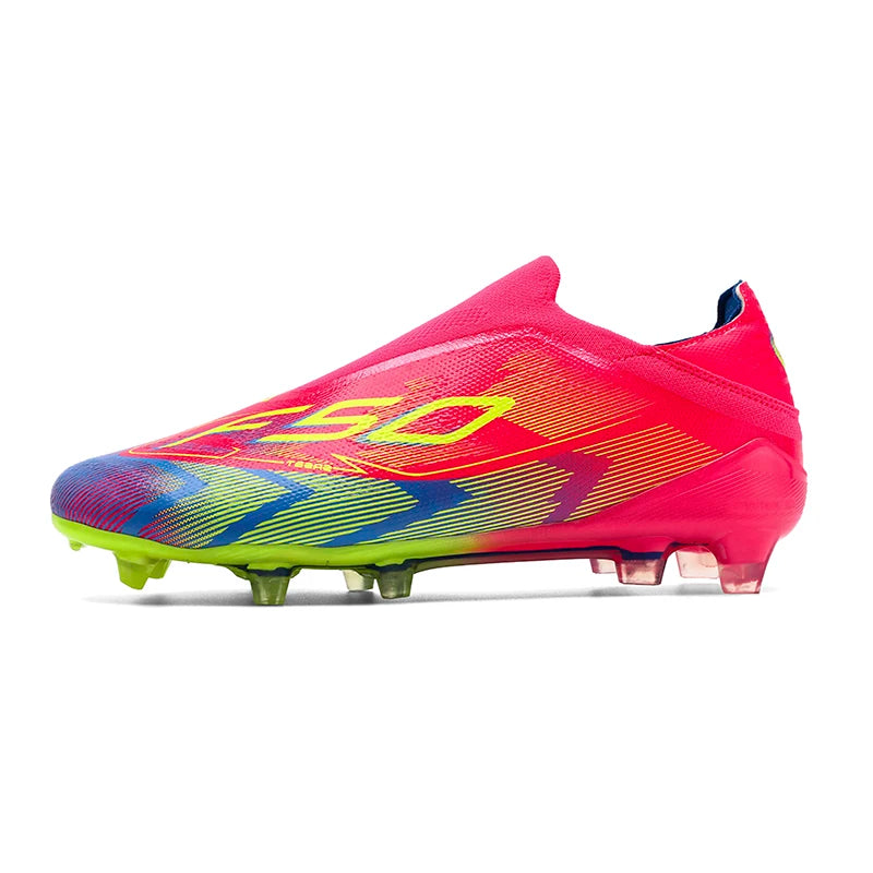 Soccer Shoes Men's Football Boots Grass Training Sports Society Soccer Cleats Non-slip Football Field Boot Crampons De Football