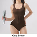 Woman Slim Bodysuit Shapewear with Zipper Belt Women Tummy Control Fajas Body Shaper Waist Trainer Slimming Cincher Corset Tops