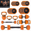 Adjustable Dumbbells, 44lbs Free Weight Set with Connector,4 In1 Dumbbells Set Used As Barbell,Kettlebells,Push Up Stand for Home Gym
