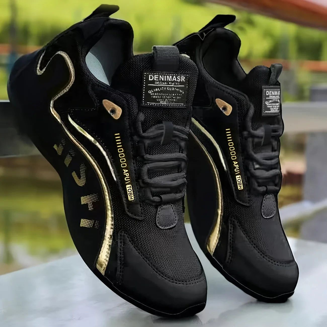 [Breathable | Lightweight] Breathable | Lightweight 1 Pair Men's Training Shoes with Height Increase | Lace-up, Comfortable, for