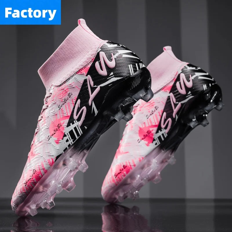 Professional Football Boots Men Soccer Shoes Society Football Cleats FG Ultralight Training Soccer Sneakers Outdoor Sports Shoe