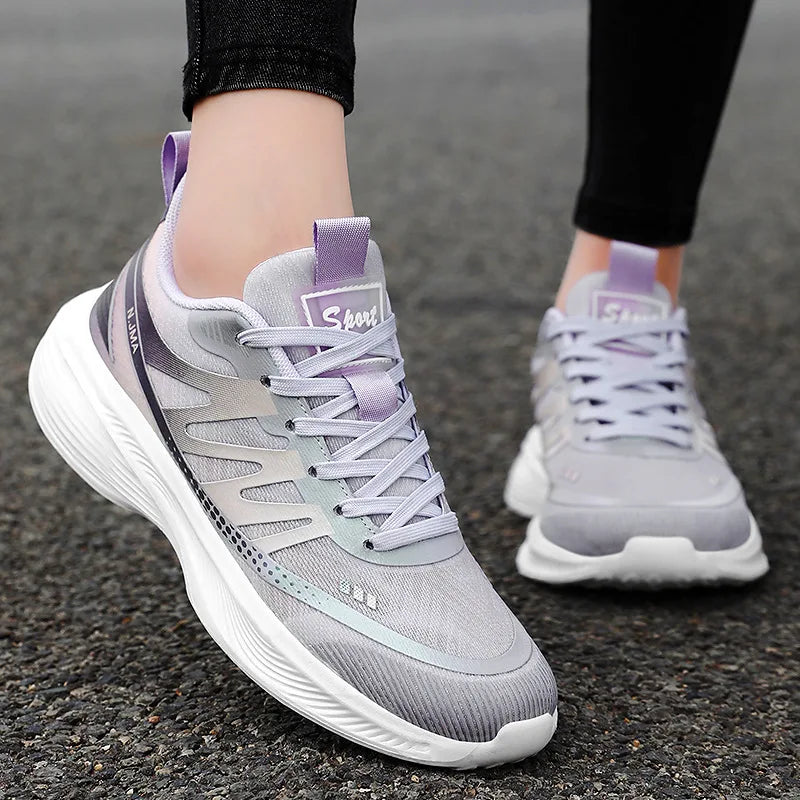 New Women's Breathable Mesh Running Shoes Lightweight Outdoor Sneakers Non-Slip Gym Walking Shoes Fashion Casual Shoes for Women