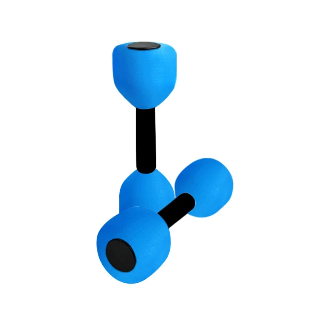 2Pcs Water Sports Dumbbells 27x9cm EVA Portable Floating Water Dumbbell For Water Aerobics Fitness Training Equipment Parts