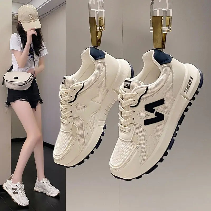 Spring  Sports Shoes for Women Super Hot Versatile Anti slip Casual Women's Shoes Soft Sole Running Little White designer Shoes