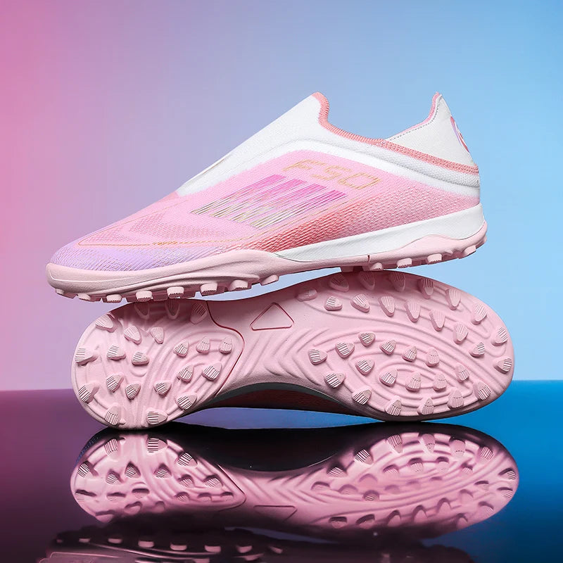 Men Football Boots Long Spikes Match Futsal Soccer Shoes Training TF Ultralight Indoor Sneakers Breathable Cleats Drop Shipping