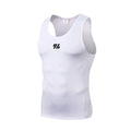 Running Vest Men's Summer Gym Clothing Sports Leisure Milk Silk Tight Sleeveless Shirt Elastic Breathable Slim Fitness Tank Tops