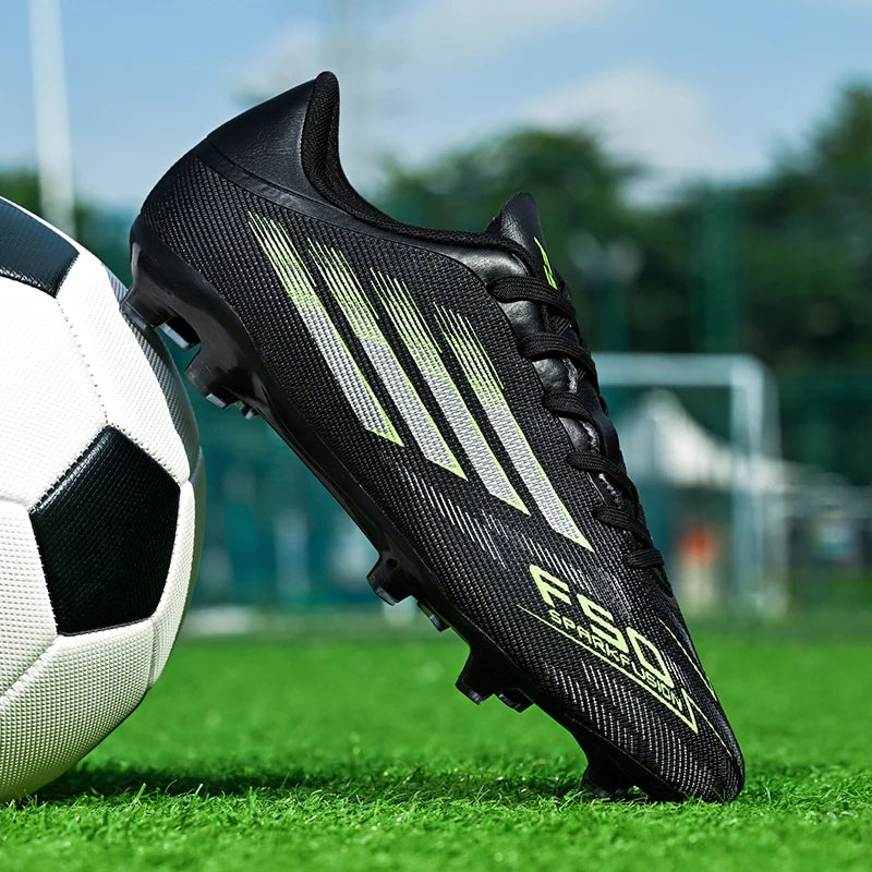New Men Professional Football Boots Non-Slip TF/FG Boys Sneakers Match Soccer Shoes Ankle Comfortable Sports Shoes Unisex