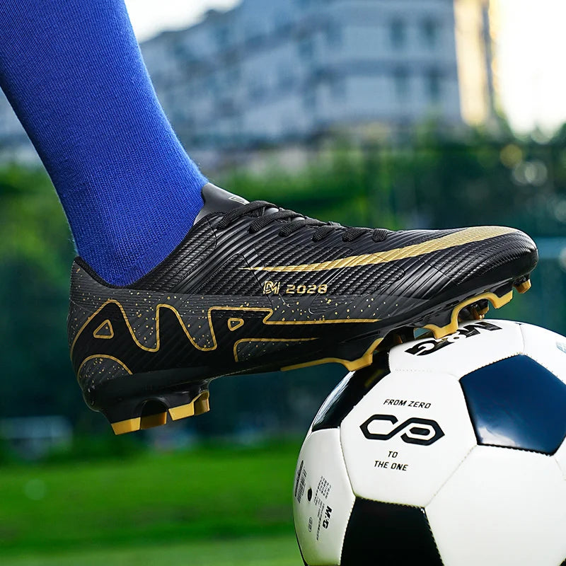 New Men's Football Boots Cleats Non-Slip Sneakers Training  Adult High Quality Soccer Shoes FG Unisex Sneakers Boy Drop Shipping