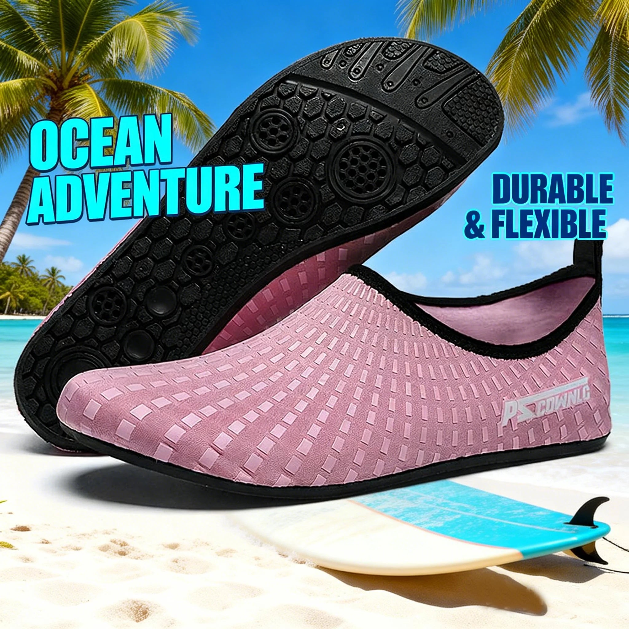 Men Women Beach Swimming Water Sports socks Barefoot sports water shoes Fitness Dance swimming surf snorkeling shoes