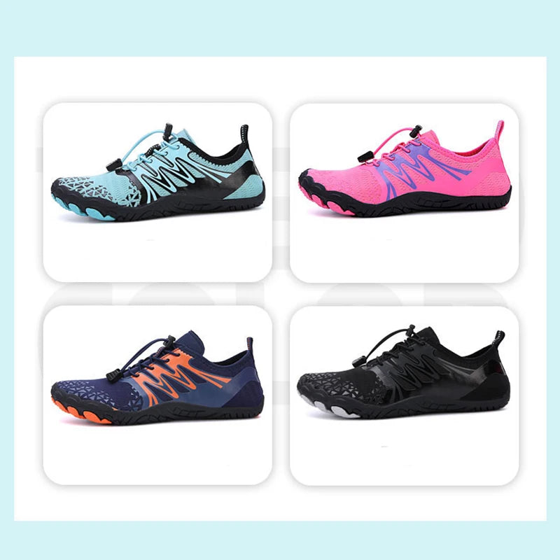EOCENE Men Women Barefoot Outdoor Sports Aqua Shoes Quick-dry Beach Swimming Fitness Wading Hiking Cycling Water Sneakers Shoes