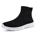 Couple Running Shoes for Men Women Black Mesh  Casual Sneakers Lightweight High-top Breathable Comfortable Gym Jogging Shoes Man