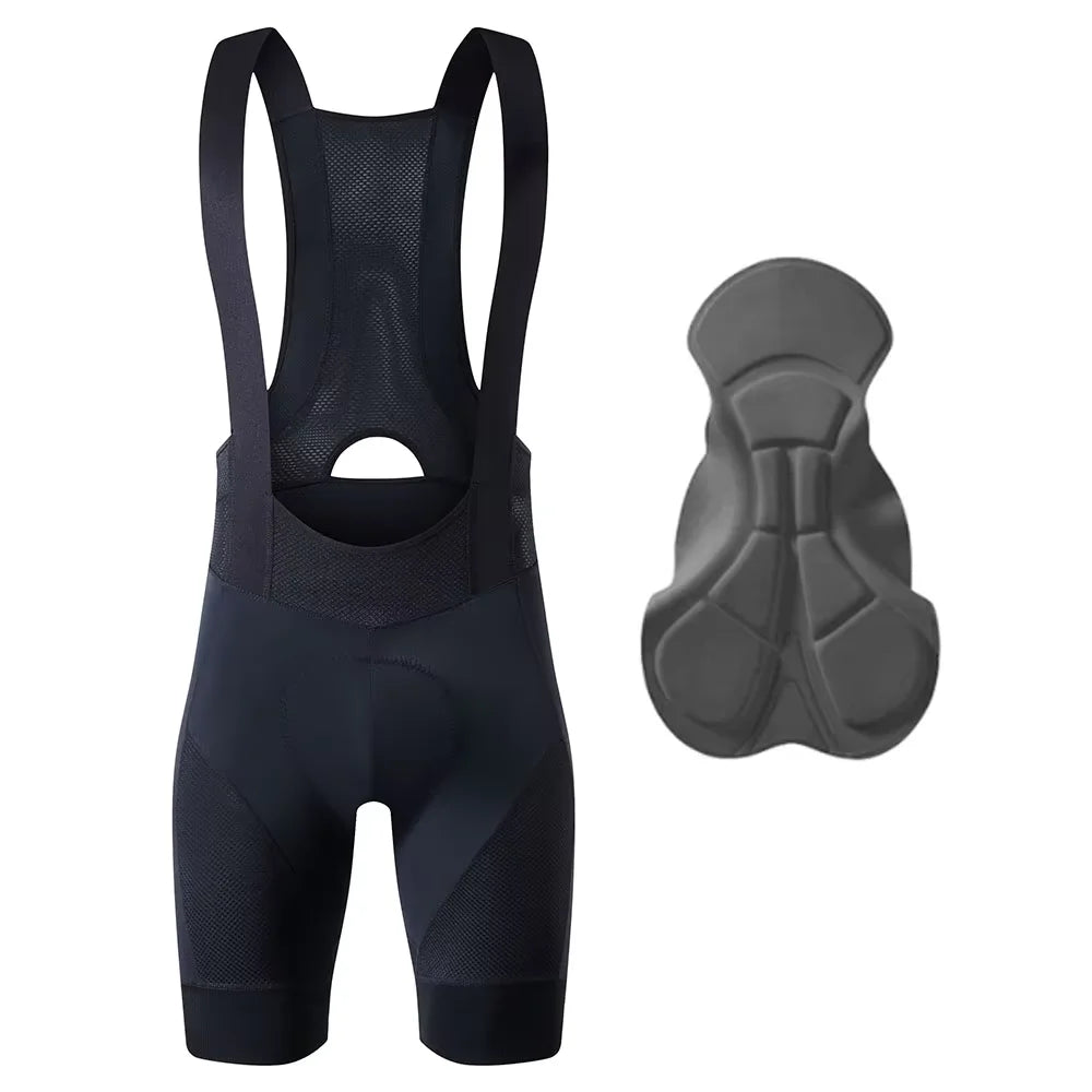 YKYWBIKE Cycling Bib Shorts Men Quick Dry Outdoor Road Bike Ride Padded Riding Bib Tights Bicycle Men's Cycling Clothing