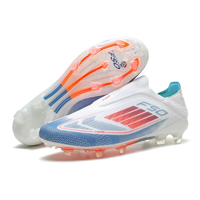 Men Football Boots Long Spikes Match Futsal Soccer Shoes Training TF Ultralight Indoor Sneakers Breathable Cleats Drop Shipping