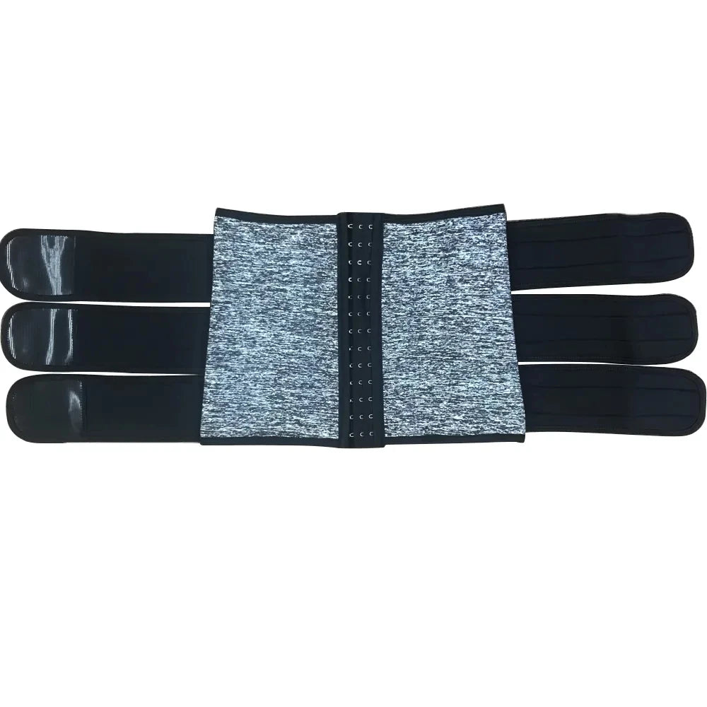 Women Waist Trimmer Triple Belts Waist Trainer Shapewear Tummy Control Slimming Fat Burning Body Shaper Compression Sheath Belts